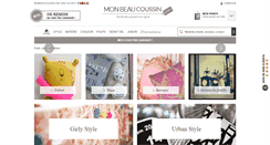 Desktop Screenshot of monbeaucoussin.com